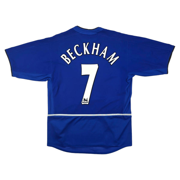 2002/03 Manchester United Third Football Shirt (M) Nike #7 Beckham
