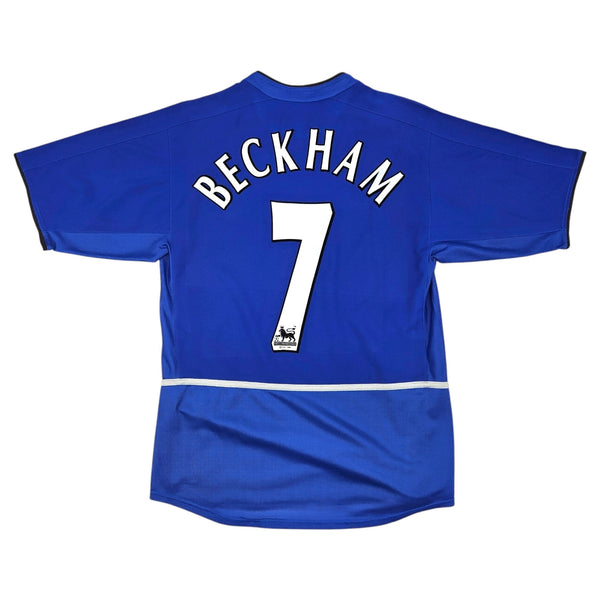 2002/03 Manchester United Third Football Shirt (S) Nike #7 Beckham
