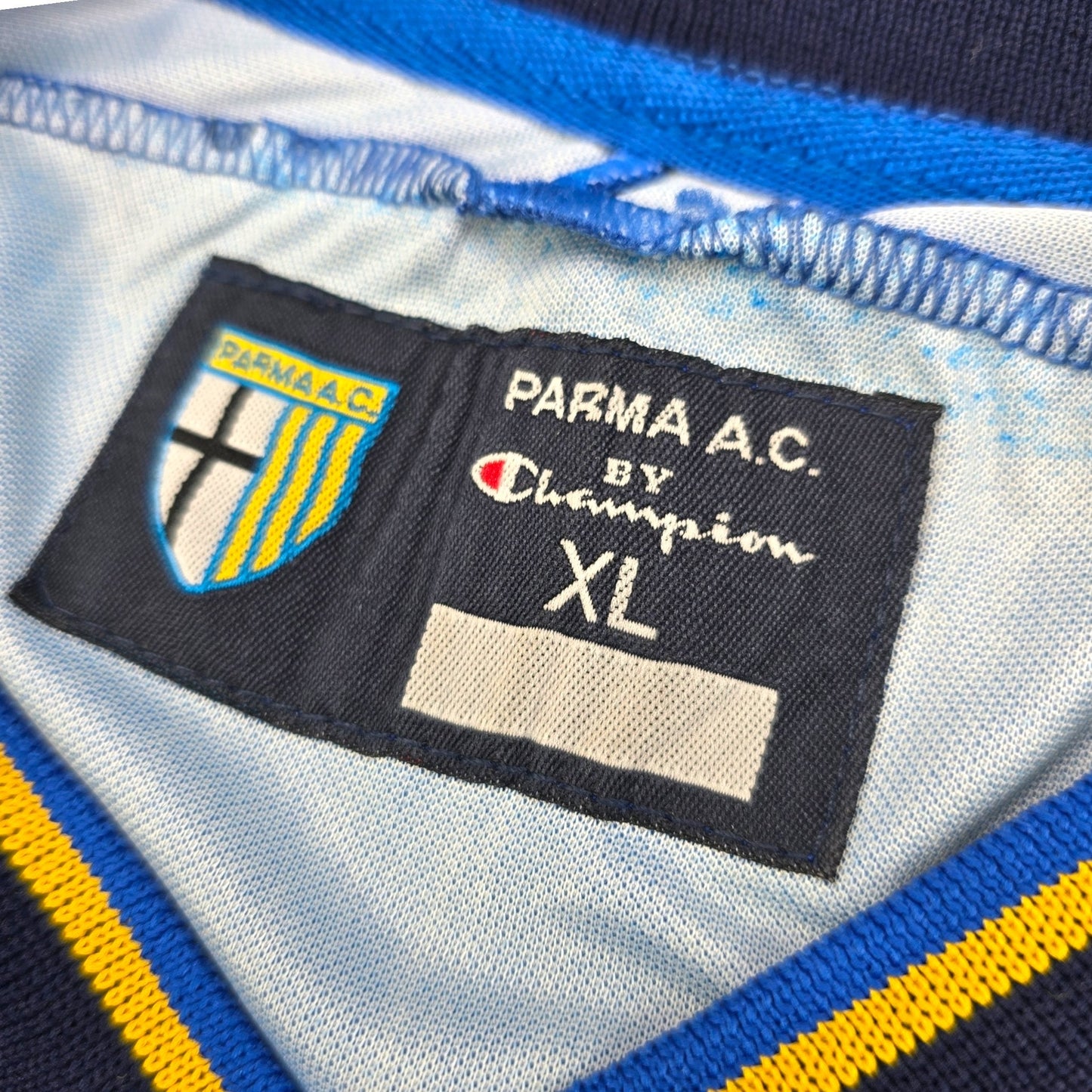 2002/03 Parma Home Football Shirt (XL) Champion