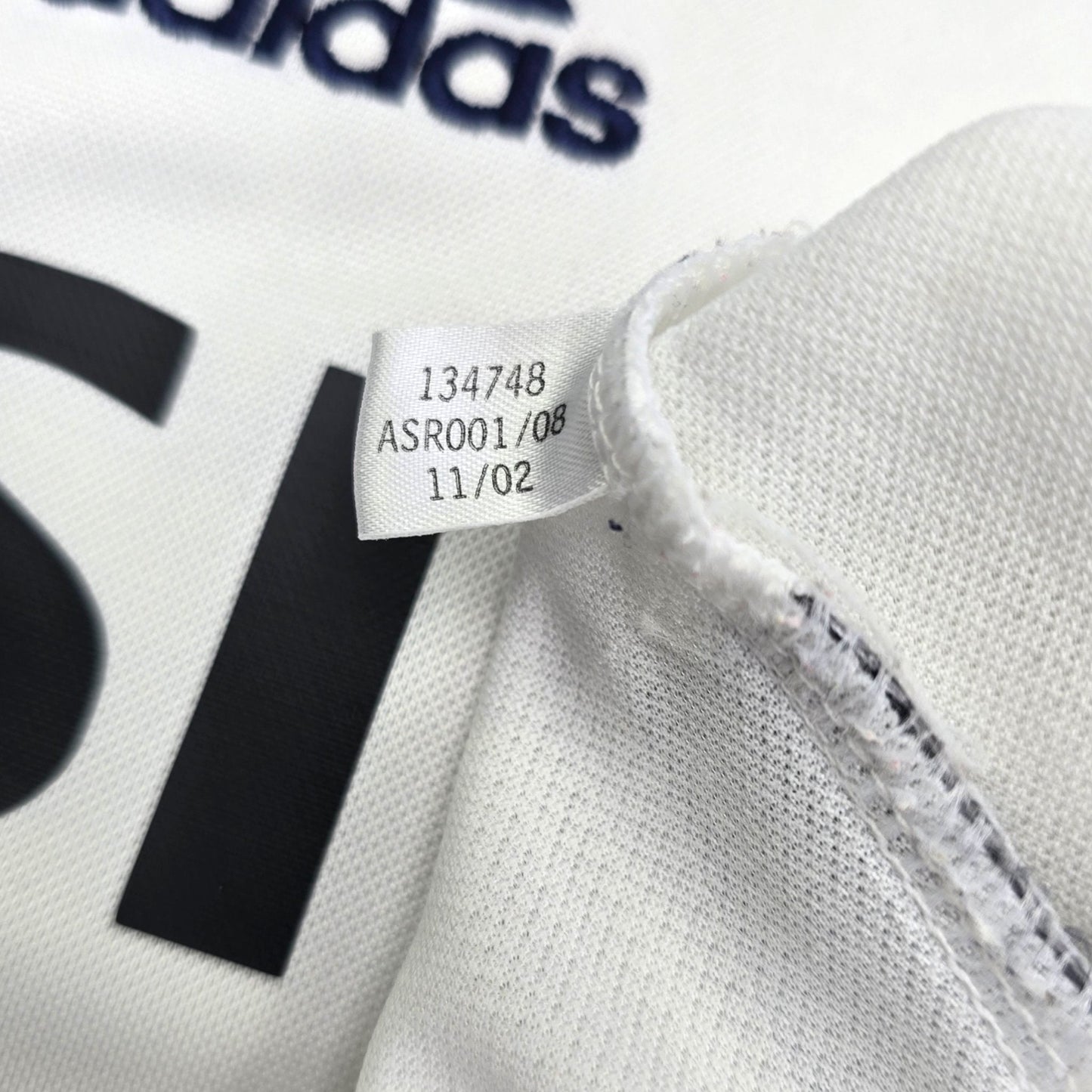 2002/03 Real Madrid Home Football Shirt (L) Adidas #11 Ronaldo (UCL)