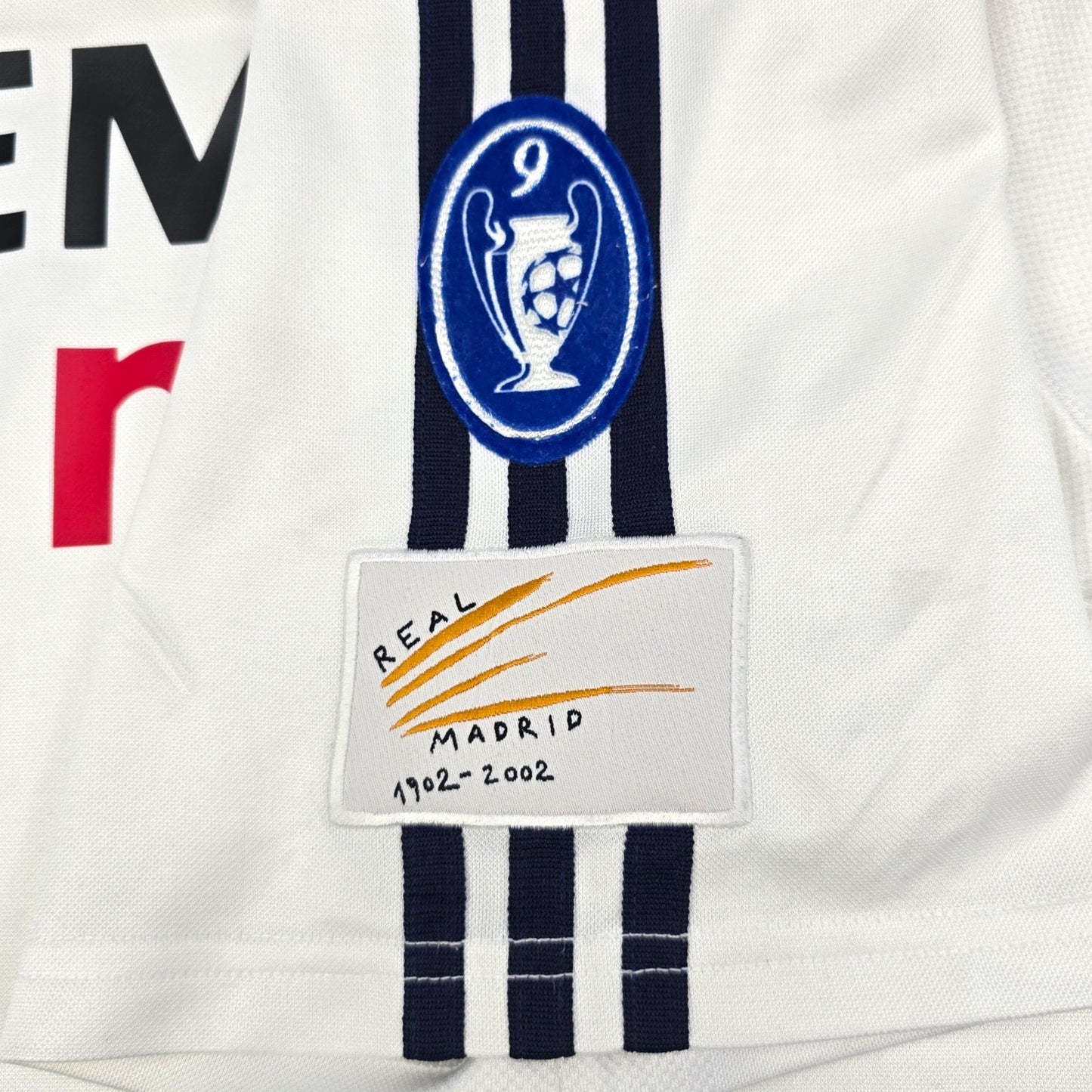 2002/03 Real Madrid Home Football Shirt (L) Adidas #7 Raul (UCL)