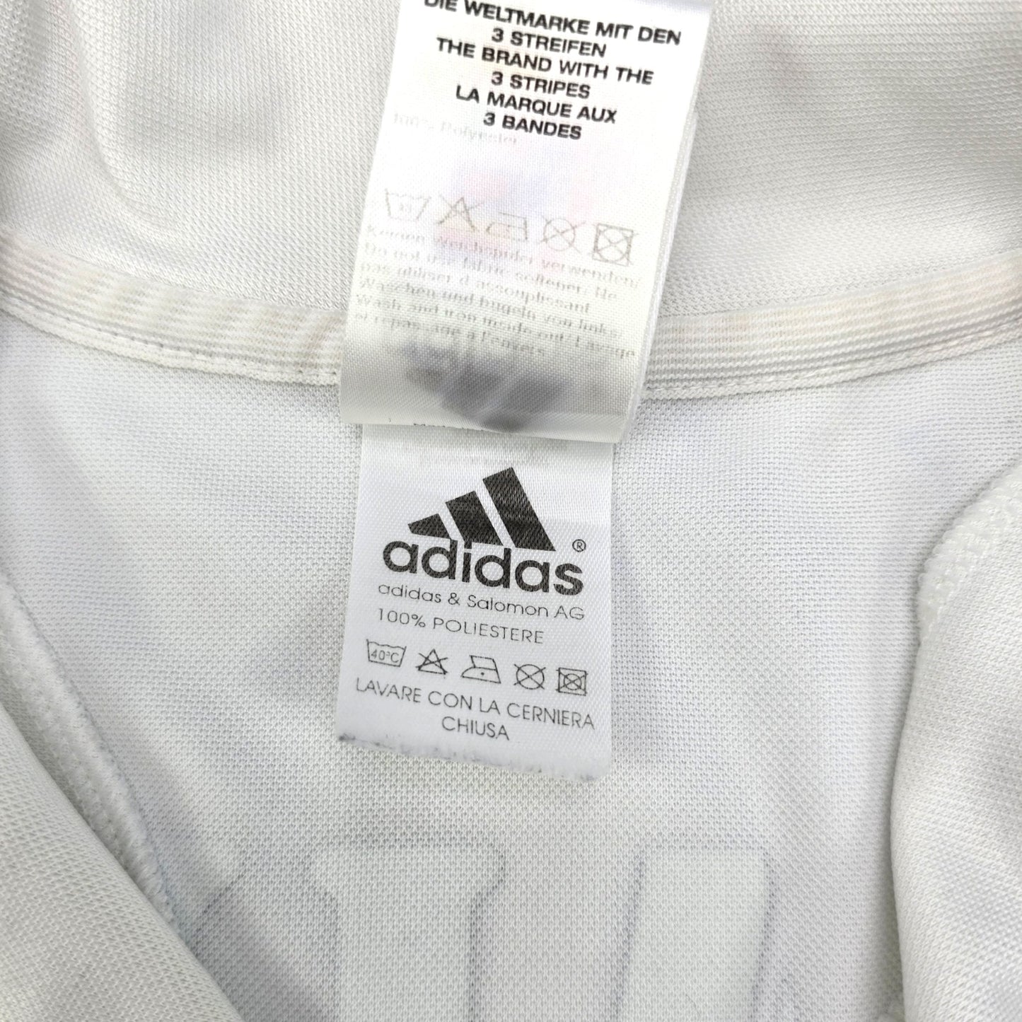 2002/03 Real Madrid Home Football Shirt (L) Adidas #7 Raul (UCL)