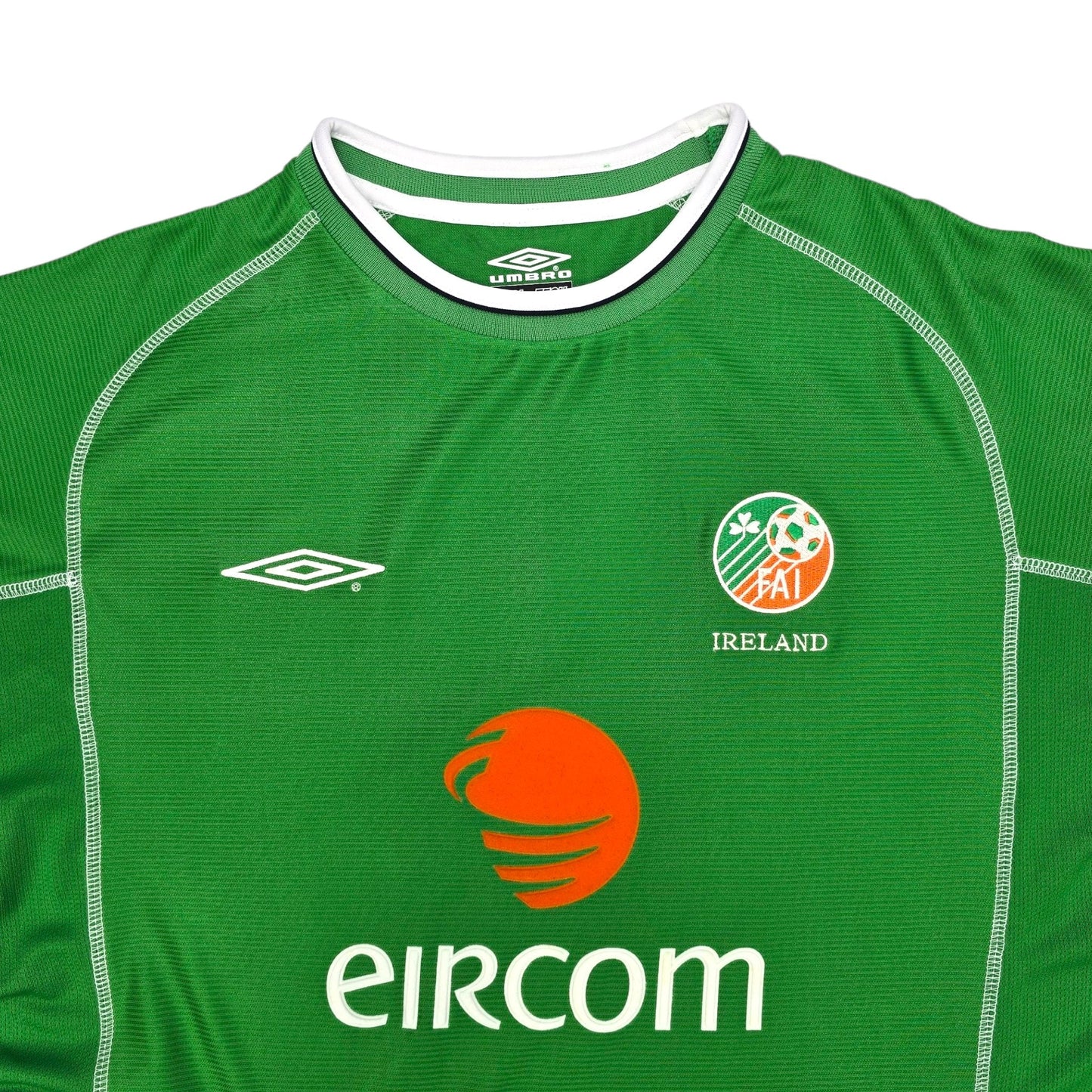 2002/03 Republic of Ireland Home Football Shirt (XL) Umbro