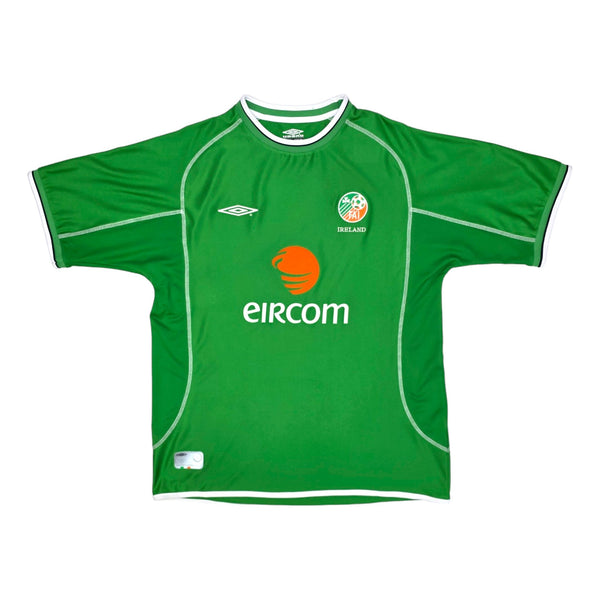2002/03 Republic of Ireland Home Football Shirt (XL) Umbro