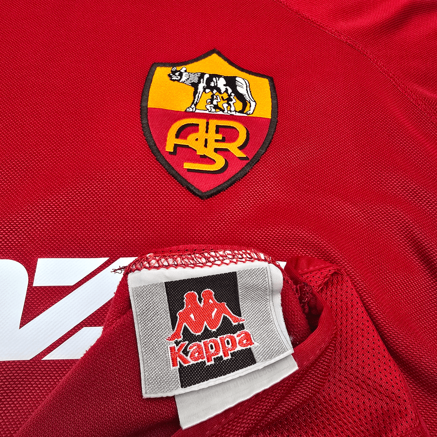 2002/03 Roma Home Football Shirt (XL) Kappa