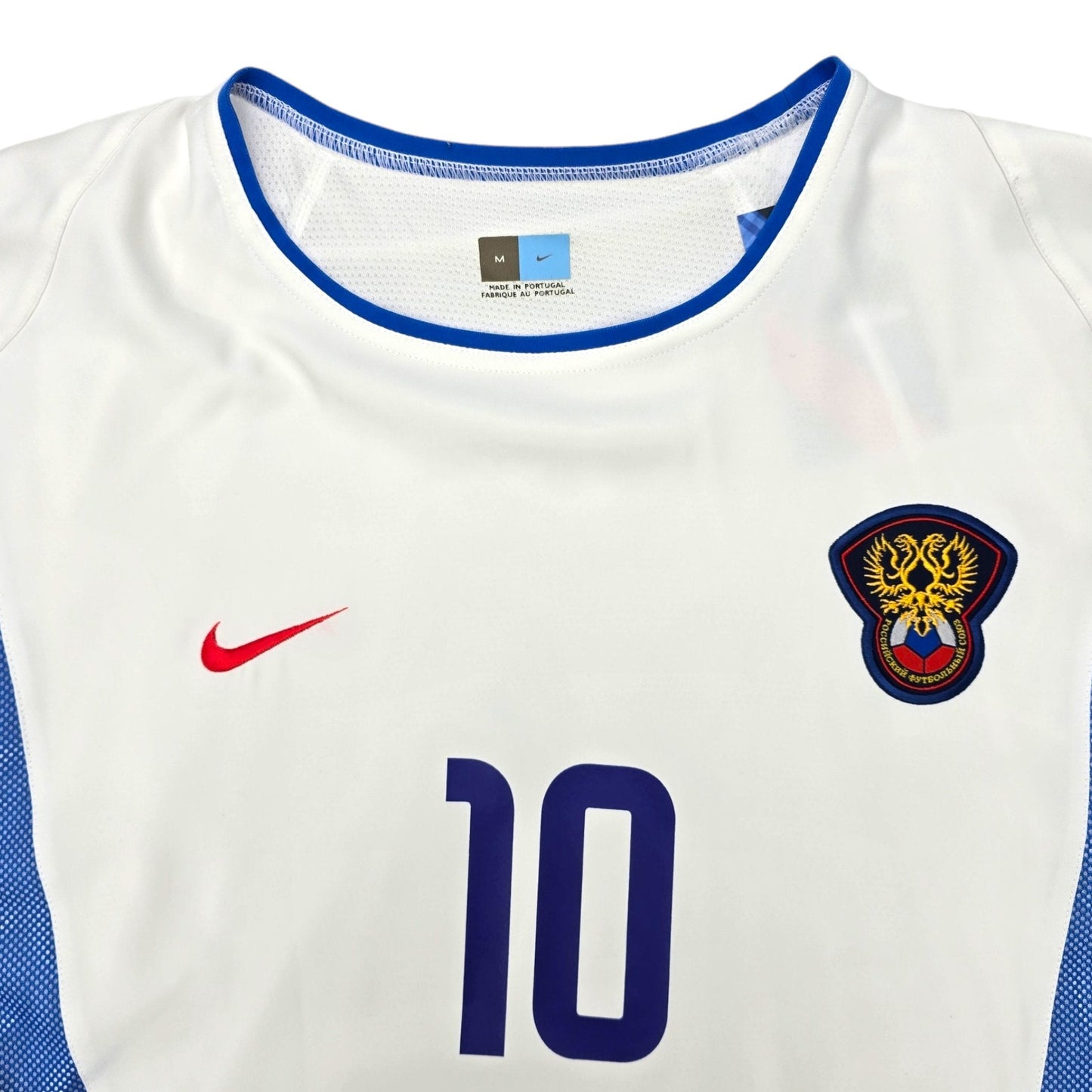2002/03 Russia Away Football Shirt (M) Nike #10 Mostovoi (Player Version)