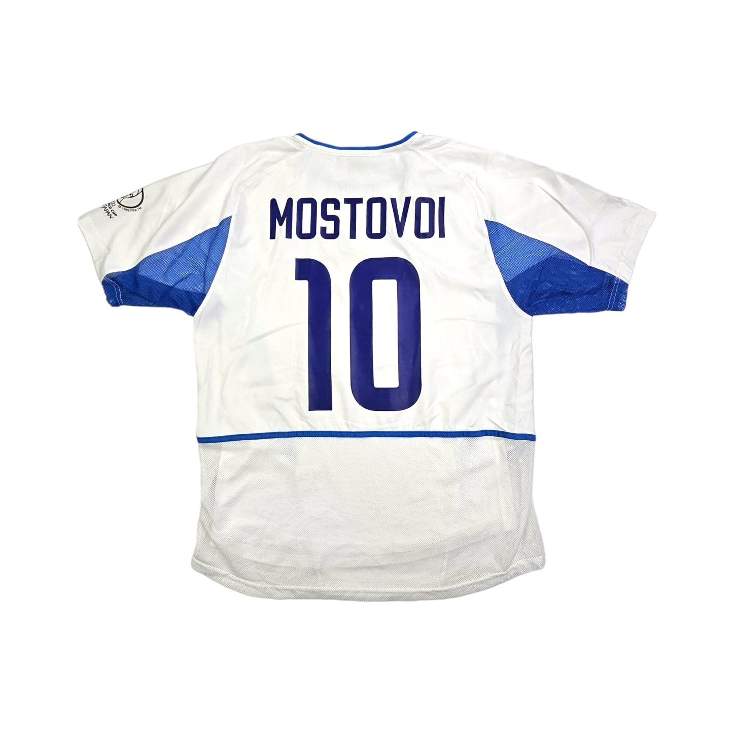 2002/03 Russia Home Football Shirt (M) Nike #10 Mostovoi (Player Version)