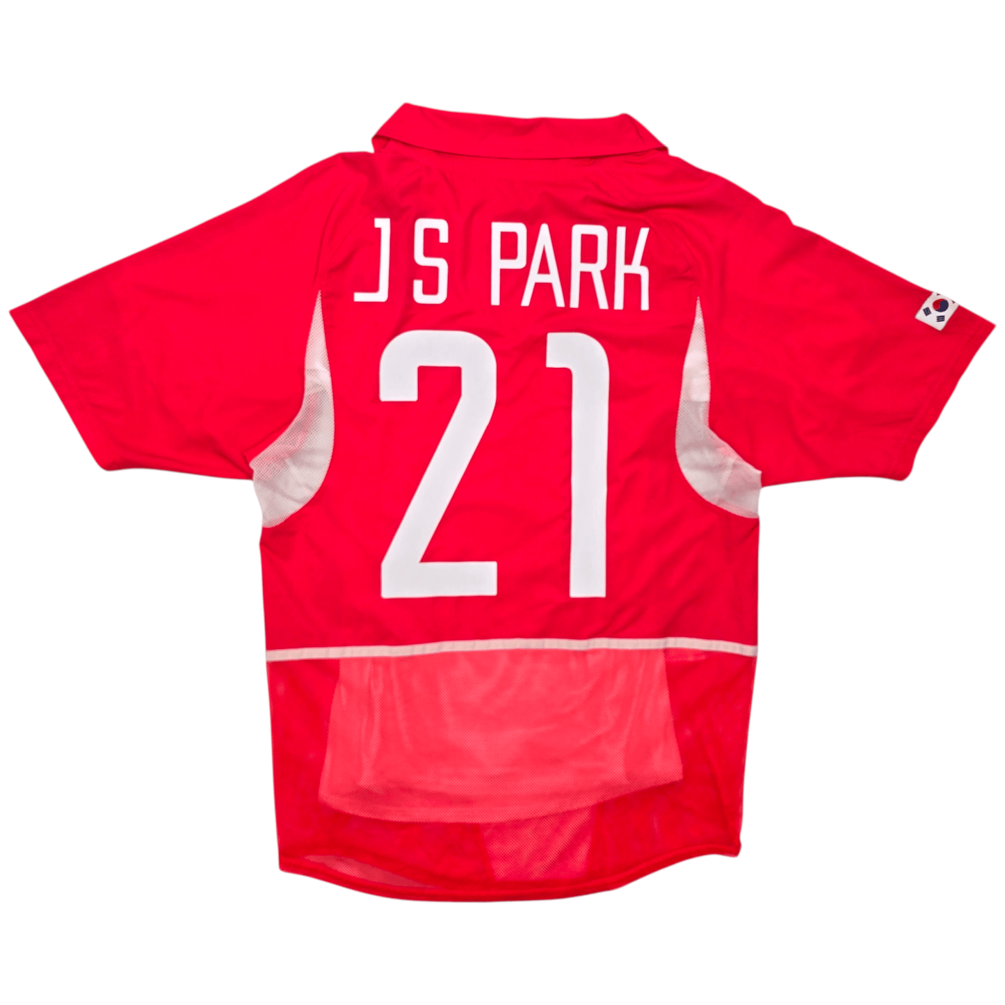 2002/03 South Korea Home Football Shirt (S) Nike #21 J S Park (Player Version)