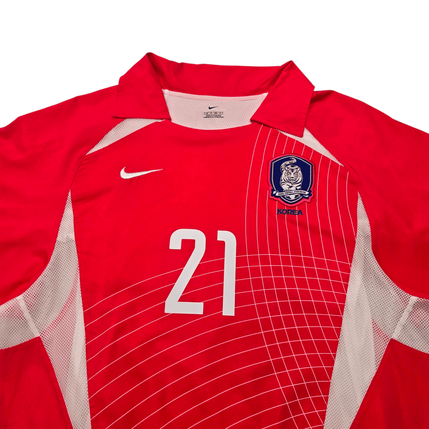 2002/03 South Korea Home Football Shirt (S) Nike #21 J S Park (Player Version)