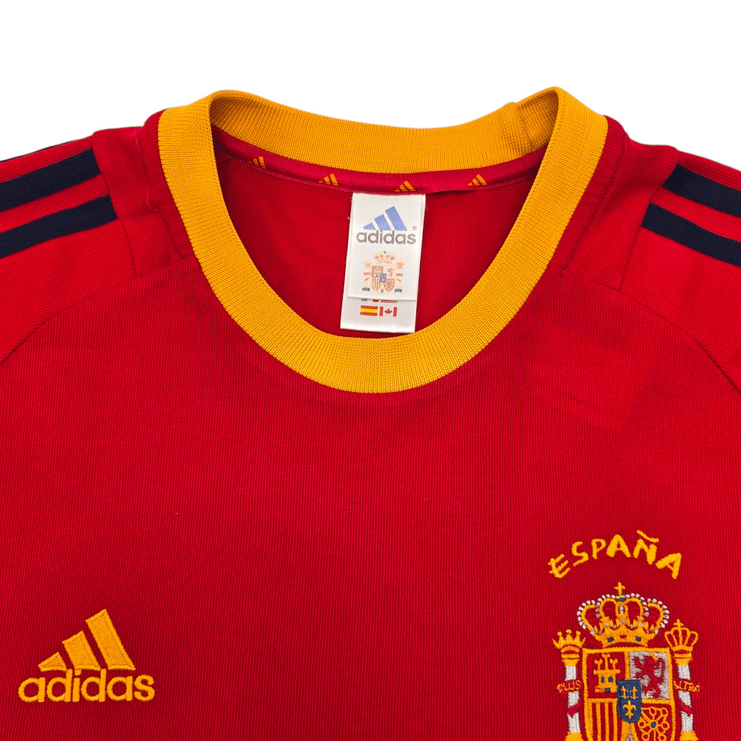 2002/03 Spain Home Football Shirt (L) Adidas #7 Raul