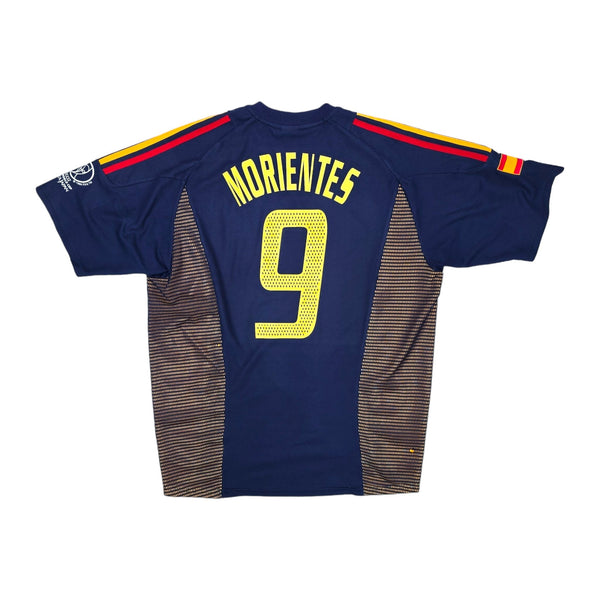 2002/03 Spain Third Football Shirt (L) Adidas #9 Morientes