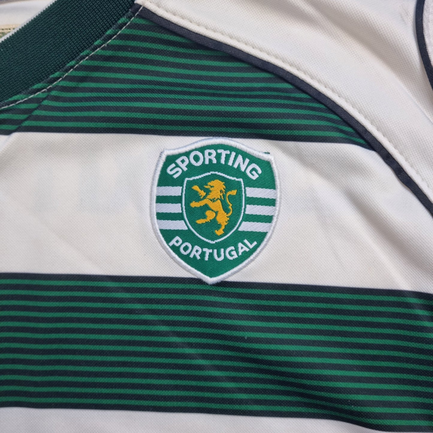 2002/03 Sporting Lisbon Home Football Shirt (M) Reebok