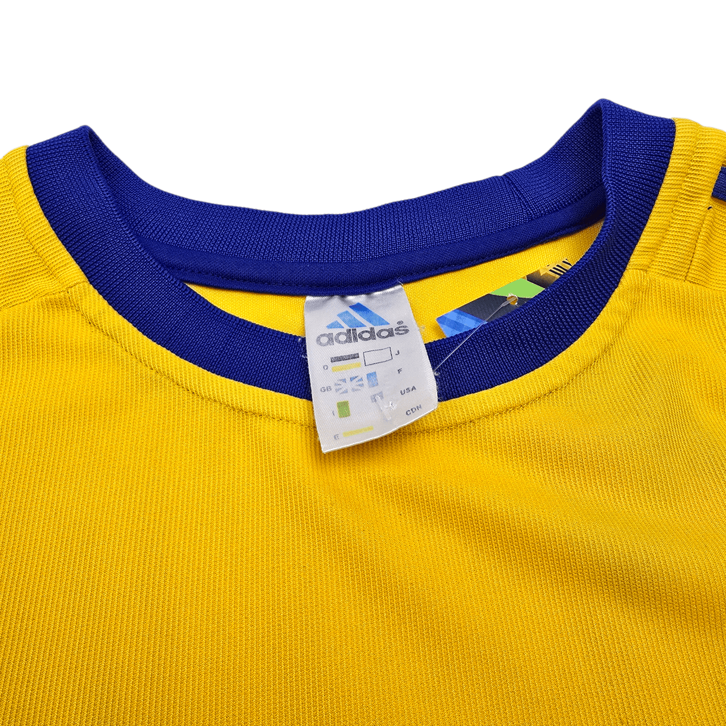 2002/03 Sweden Home Football Shirt (L) Adidas #21 Ibrahimovic