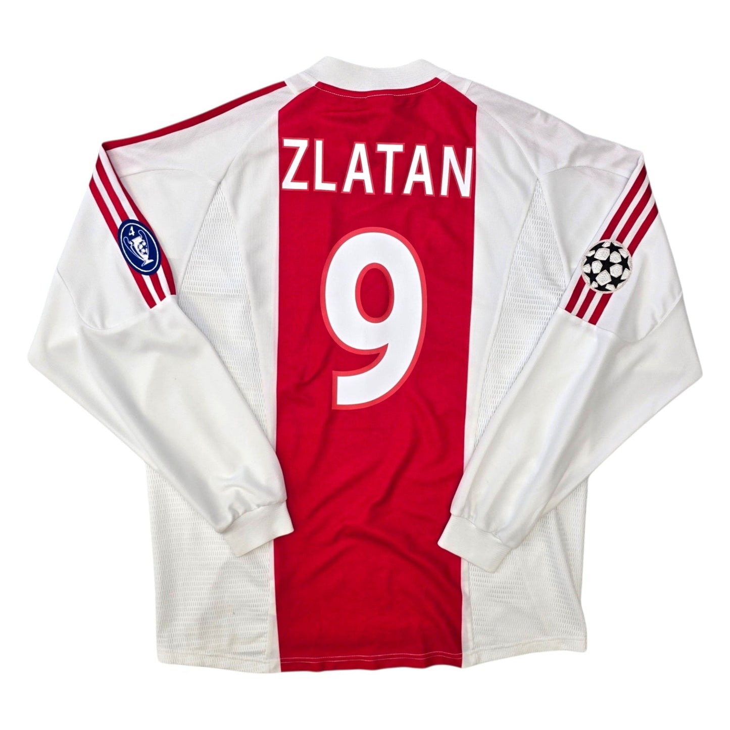 2002/04 Ajax Home Football Shirt (XL) Adidas #9 Ibrahimovic