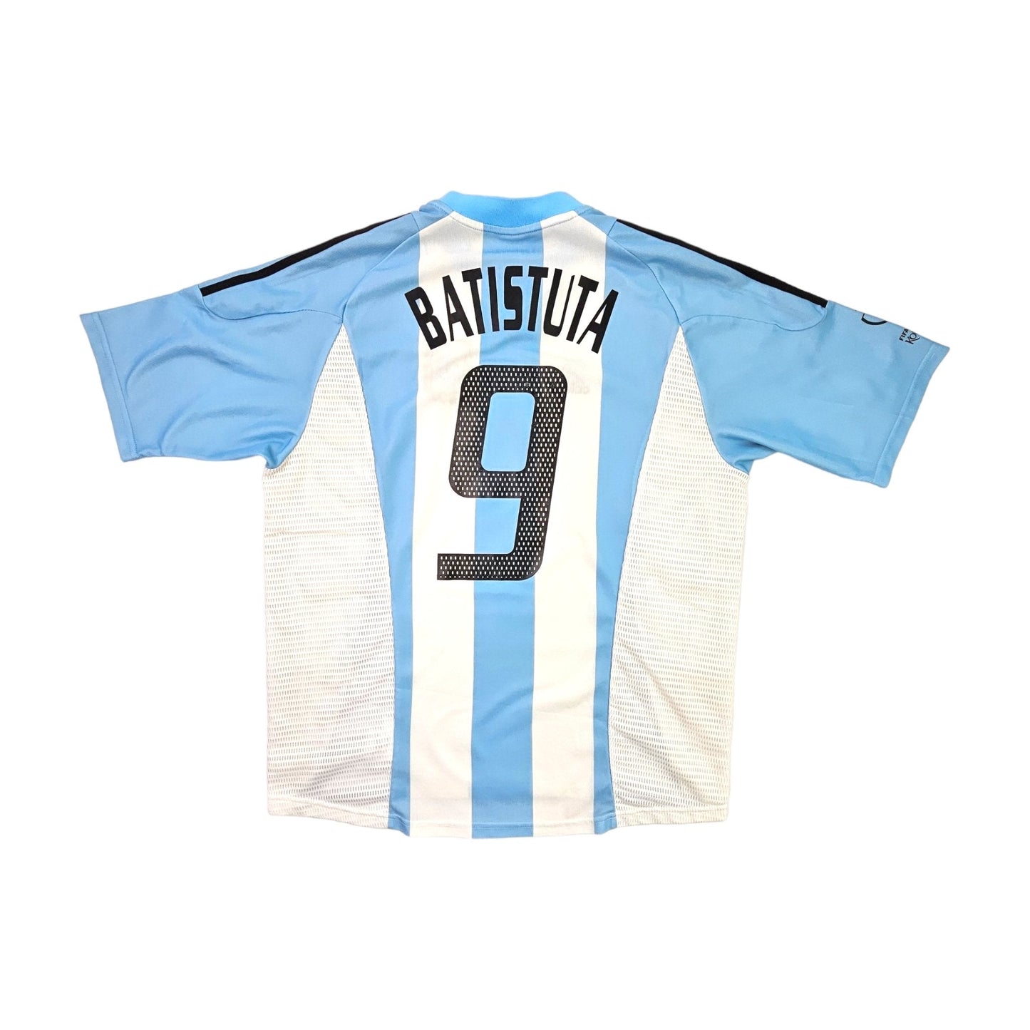 2002/04 Argentina Home Football Shirt (L) Adidas #9 Batistuta