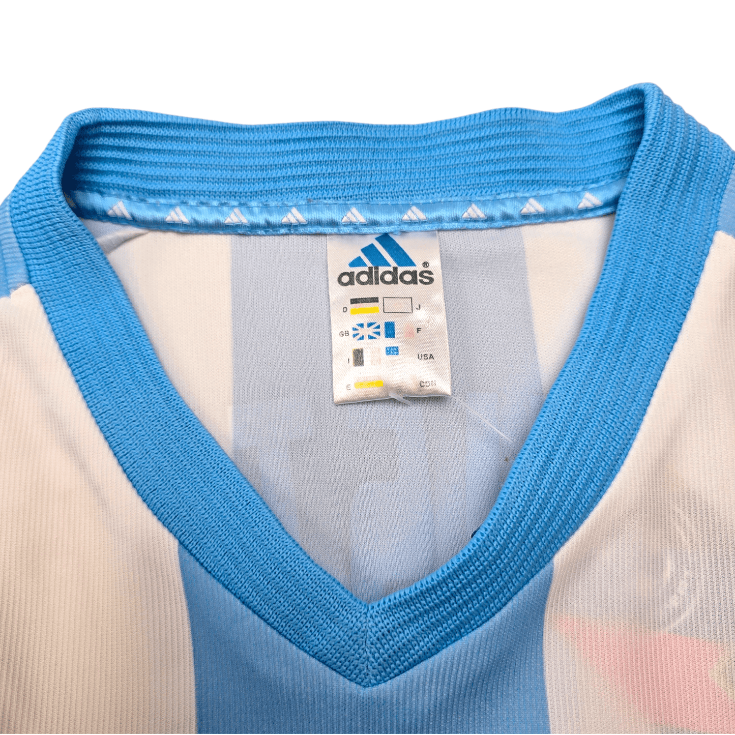 2002/04 Argentina Home Football Shirt (L) Adidas #9 Batistuta