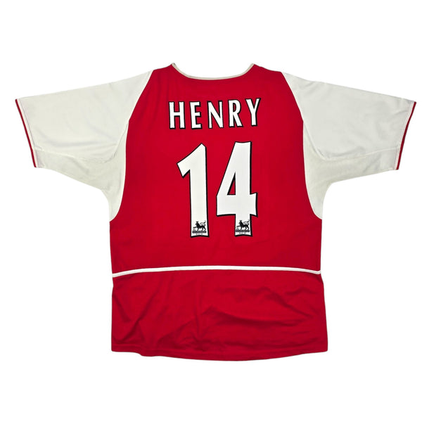 2002/04 Arsenal Home Football Shirt (XL) Nike #14 Henry