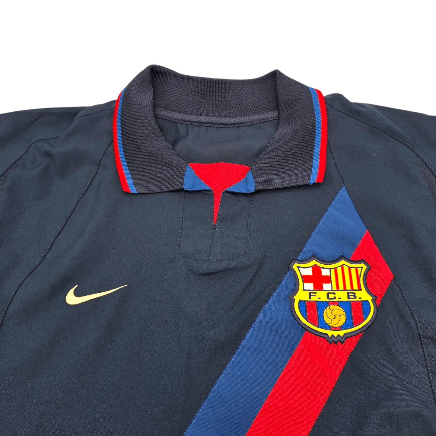 2002/04 Barcelona Away Football Shirt (L) Nike #10 Riquelme