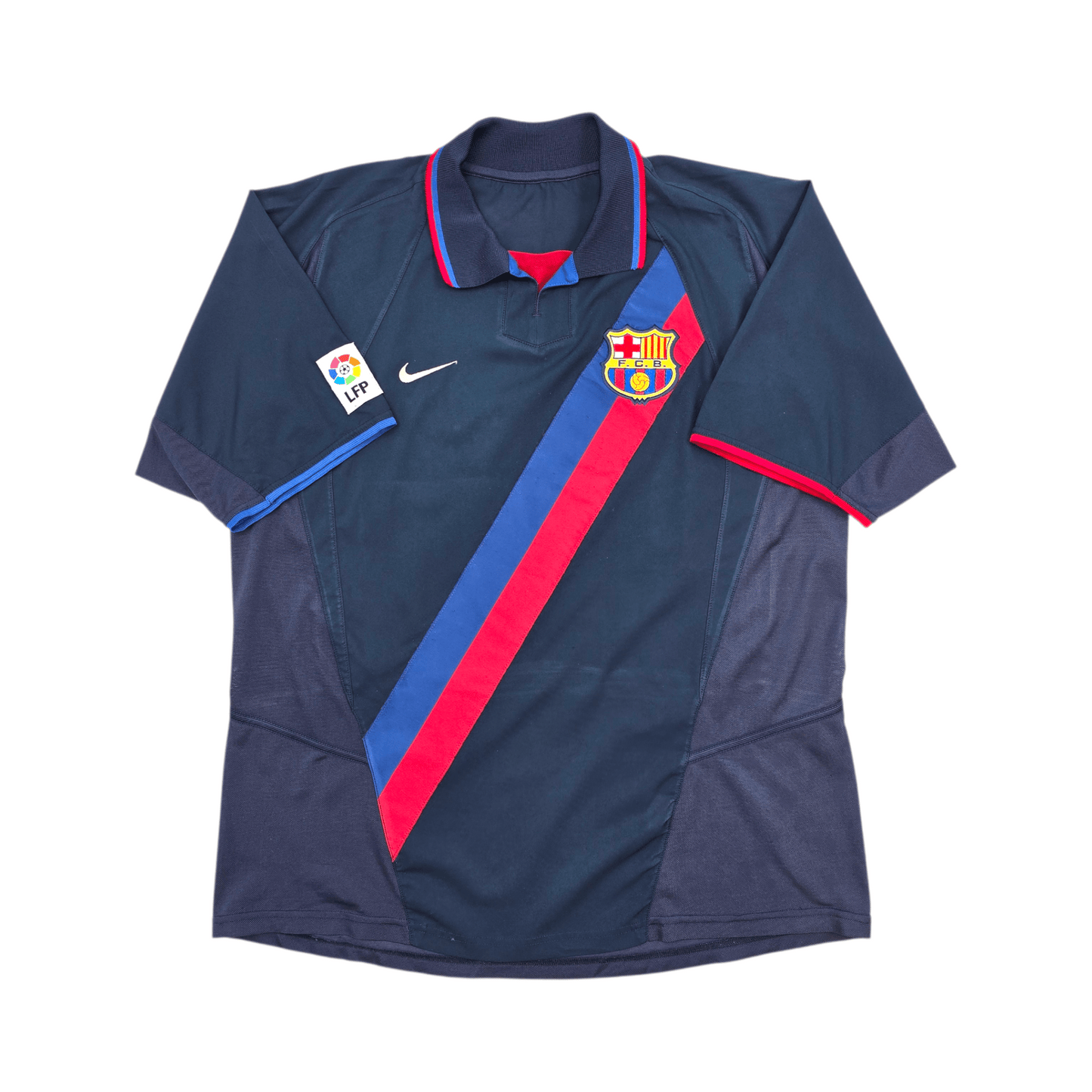 2002/04 Barcelona Away Football Shirt (L) Nike #10 Riquelme