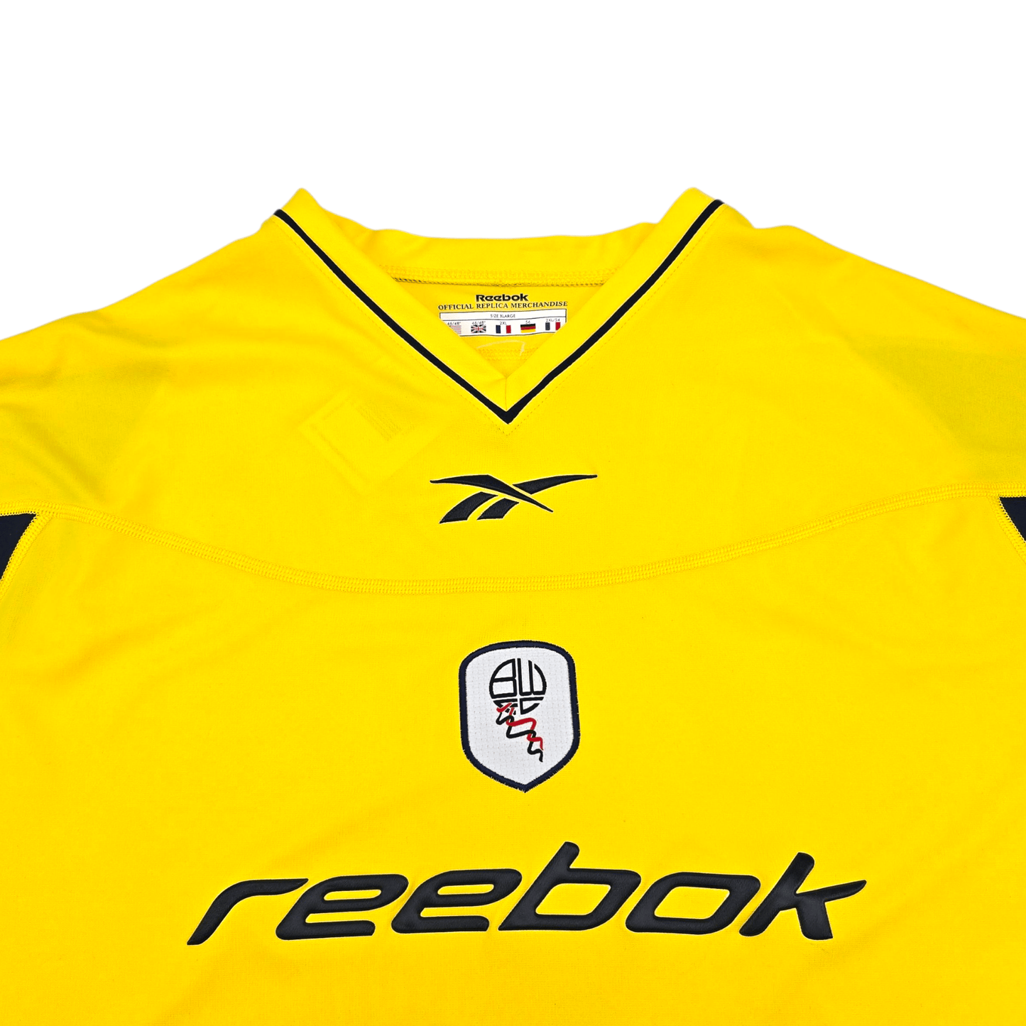 2002/04 Bolton Wanderers Away Football Shirt (2XL) Reebok #2 Barness