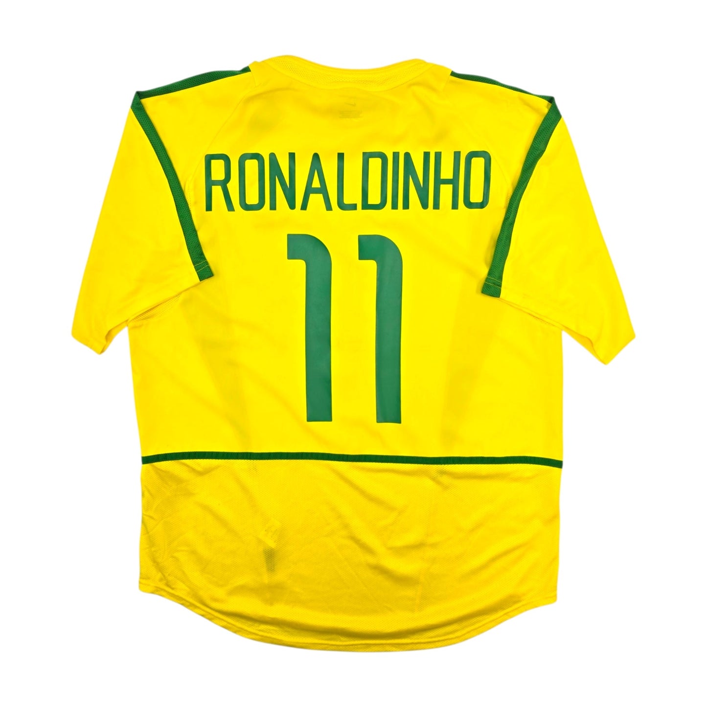 2002/04 Brazil Home Football Shirt (L) Nike #11 Ronaldinho