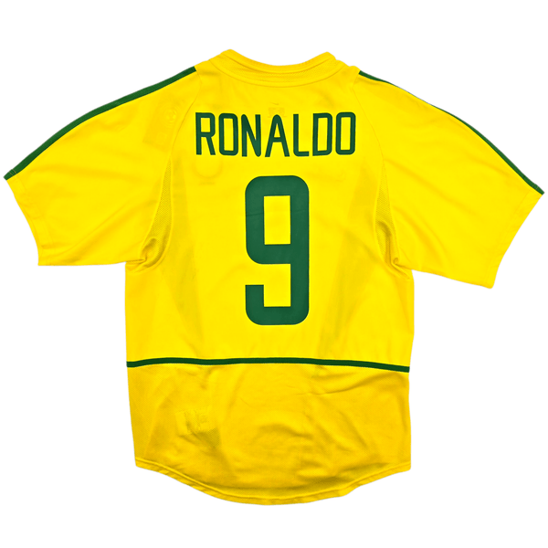 2002/04 Brazil Home Football Shirt (S) Nike #9 Ronaldo