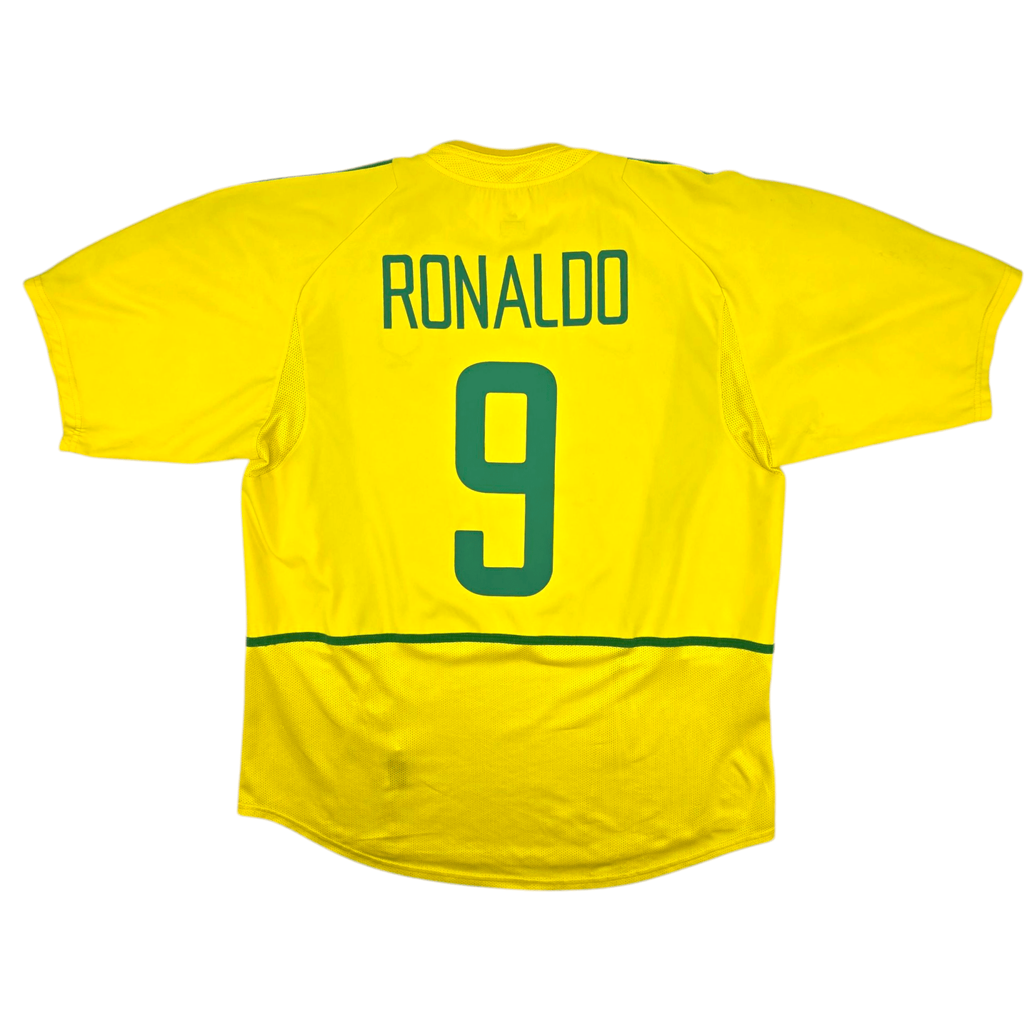 2002/04 Brazil Home Football Shirt (XL) Nike #9 Ronaldo
