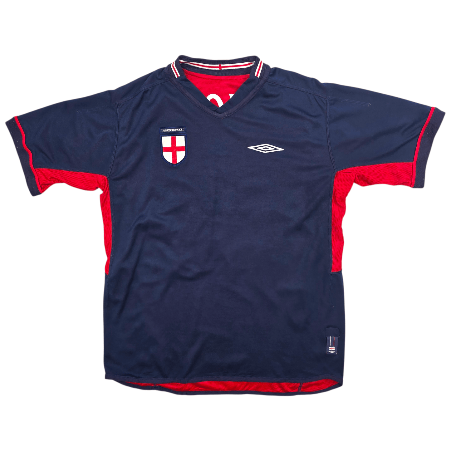 2002/04 England Away Football Shirt (L) Umbro #23 Rooney