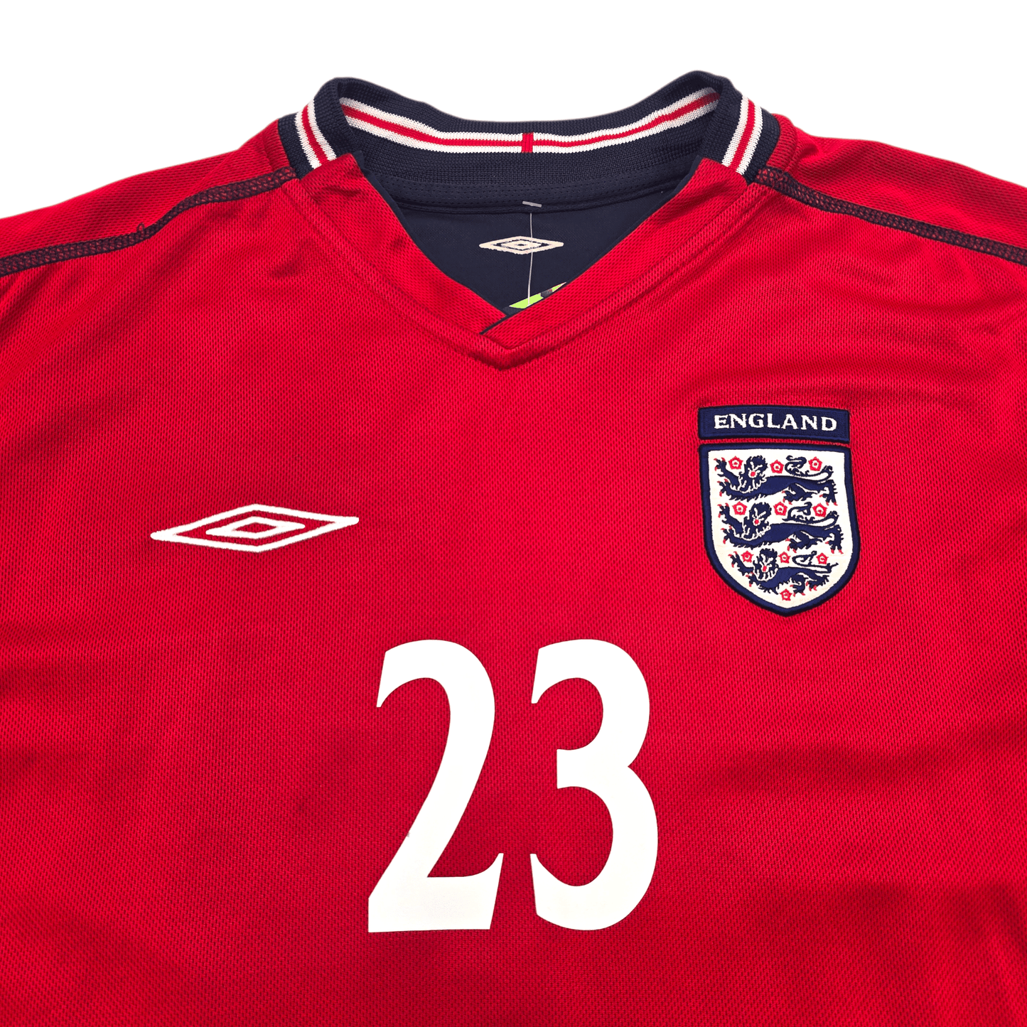 2002/04 England Away Football Shirt (L) Umbro #23 Rooney