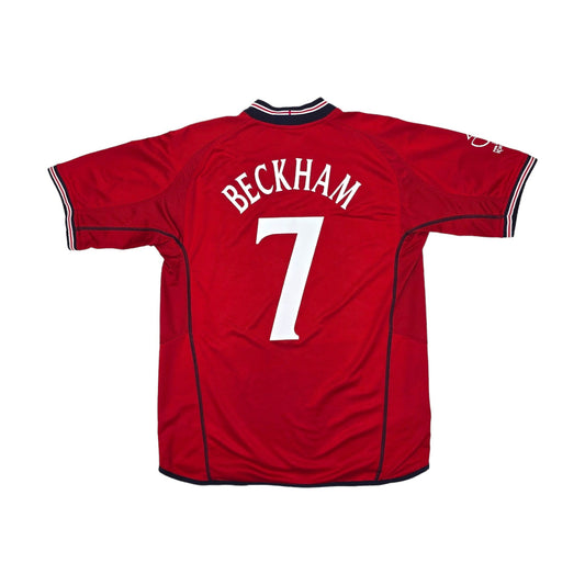 2002/04 England Away Football Shirt (L) Umbro #7 Beckham