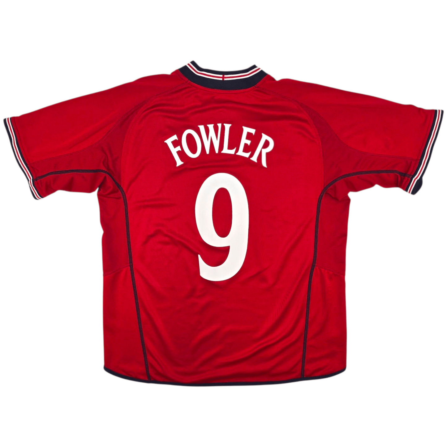 2002/04 England Away Football Shirt (L) Umbro #9 Fowler