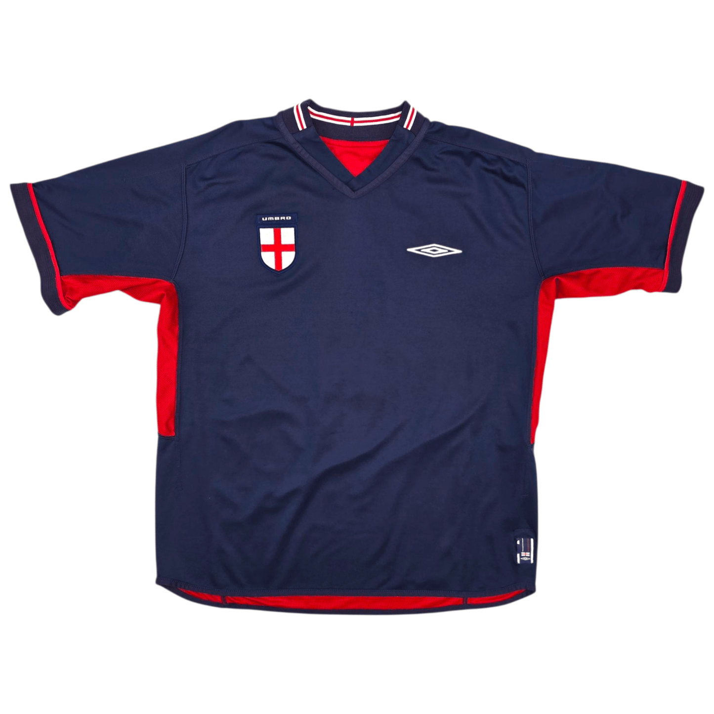 2002/04 England Away Football Shirt (L) Umbro #9 Fowler
