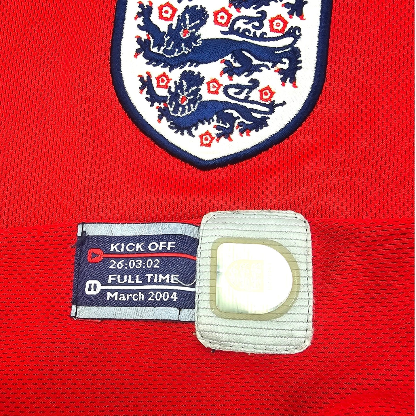 2002/04 England Away Football Shirt (M) Umbro #7 Beckham