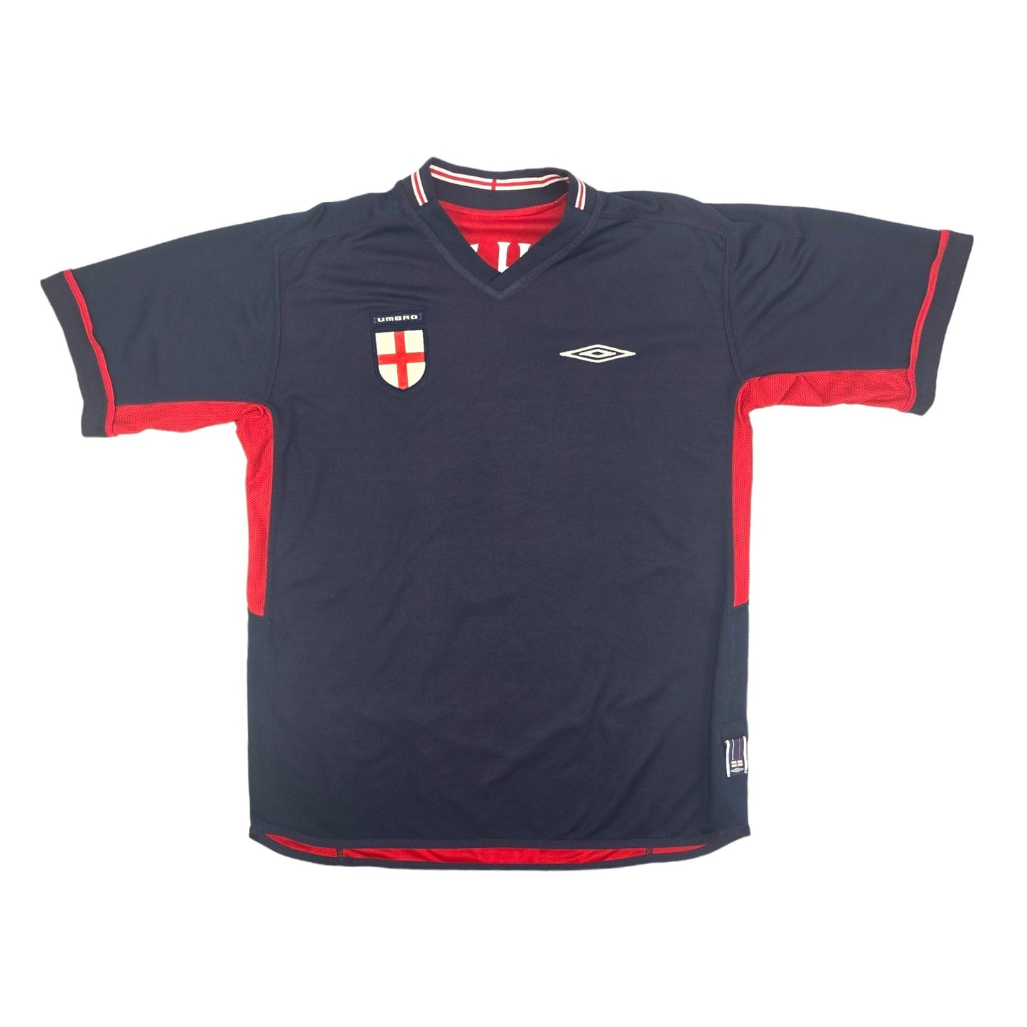 2002/04 England Away Football Shirt (M) Umbro #7 Beckham
