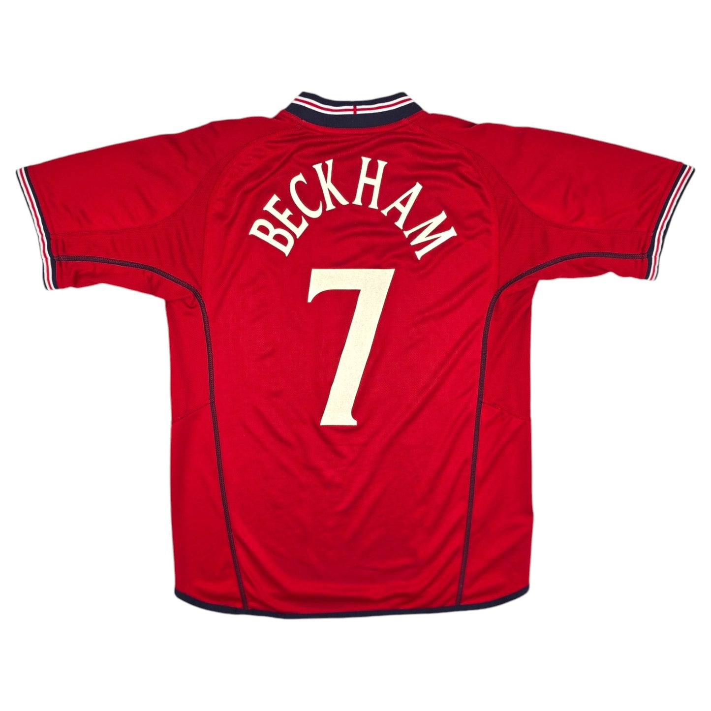2002/04 England Away Football Shirt (M) Umbro #7 Beckham