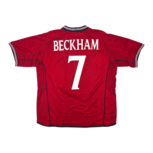2002/04 England Away Football Shirt (XL) Umbro #7 Beckham