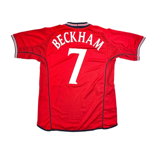 2002/04 England Away Football Shirt (XL) Umbro #7 Beckham