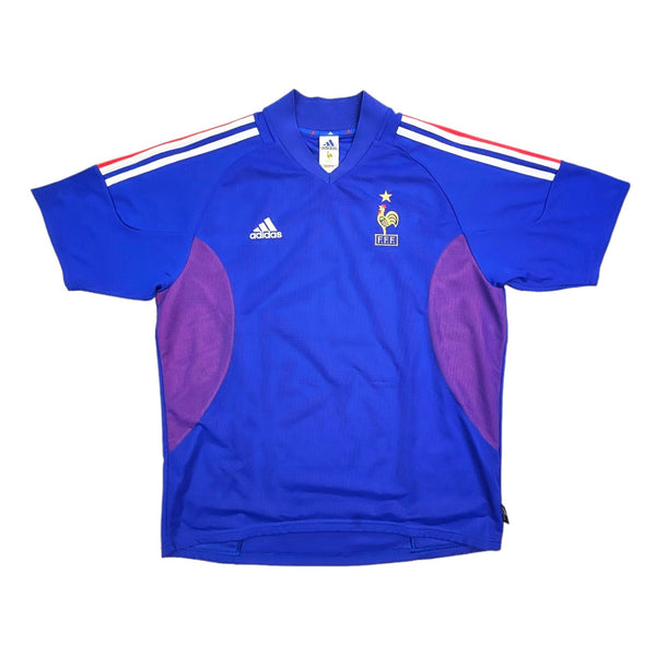 2002/04 France Home Football Shirt (L) Adidas