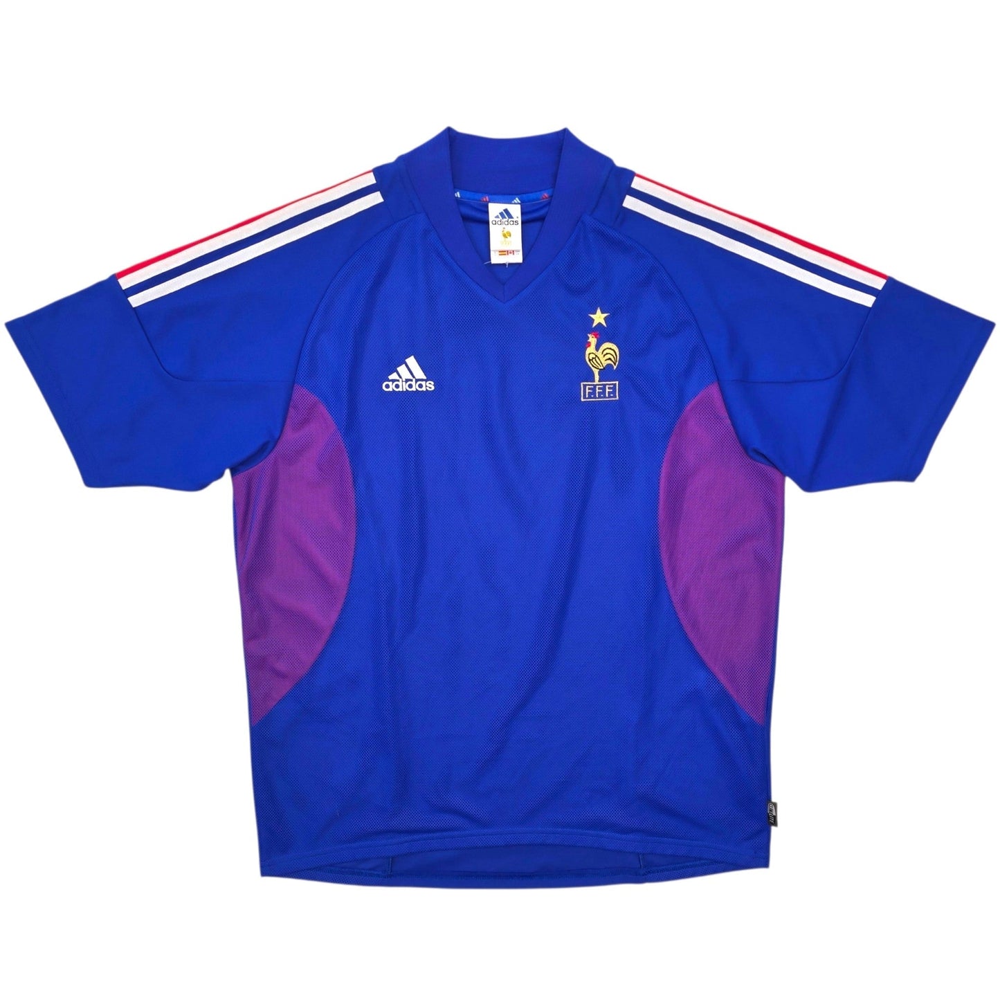 2002/04 France Home Football Shirt (L) Adidas