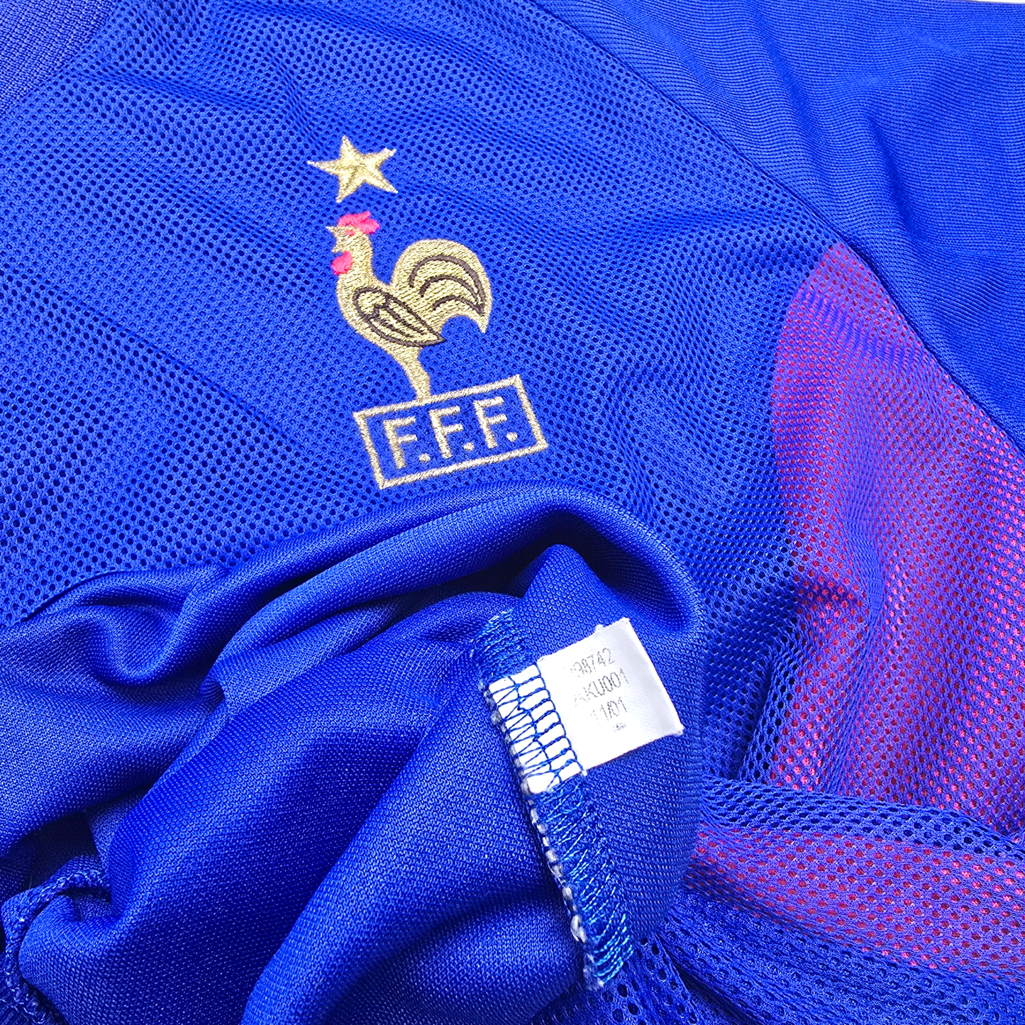 2002/04 France Home Football Shirt (M) Adidas