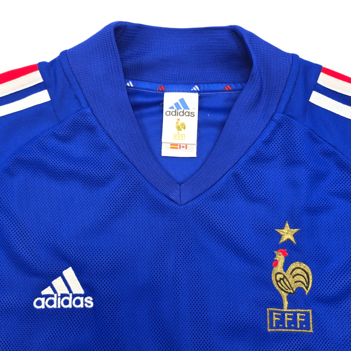 2002/04 France Home Football Shirt (XL) Adidas #10 Zidane