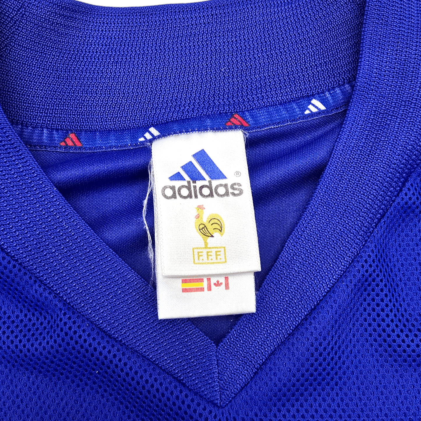 2002/04 France Home Football Shirt (XL) Adidas #10 Zidane
