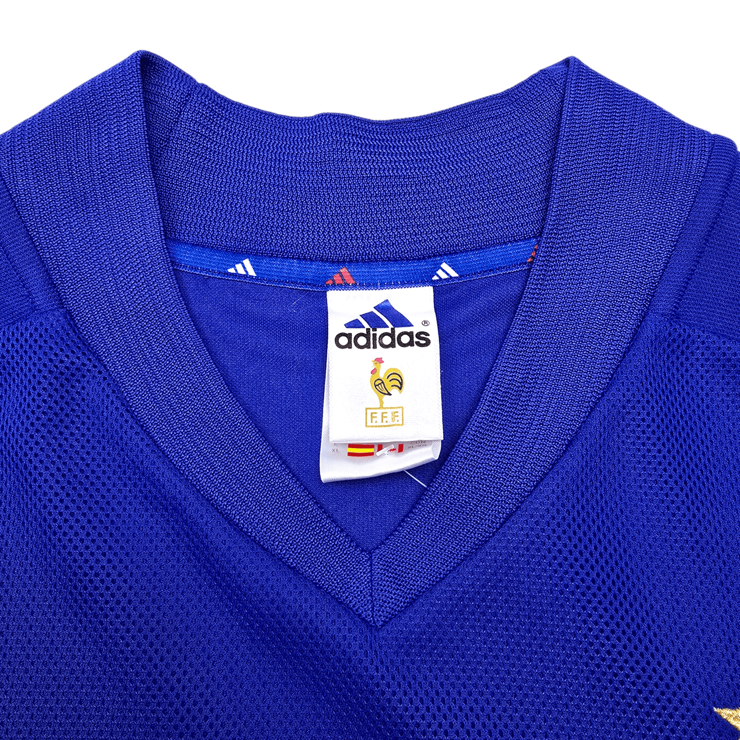 2002/04 France Home Football Shirt (XL) Adidas #10 Zidane