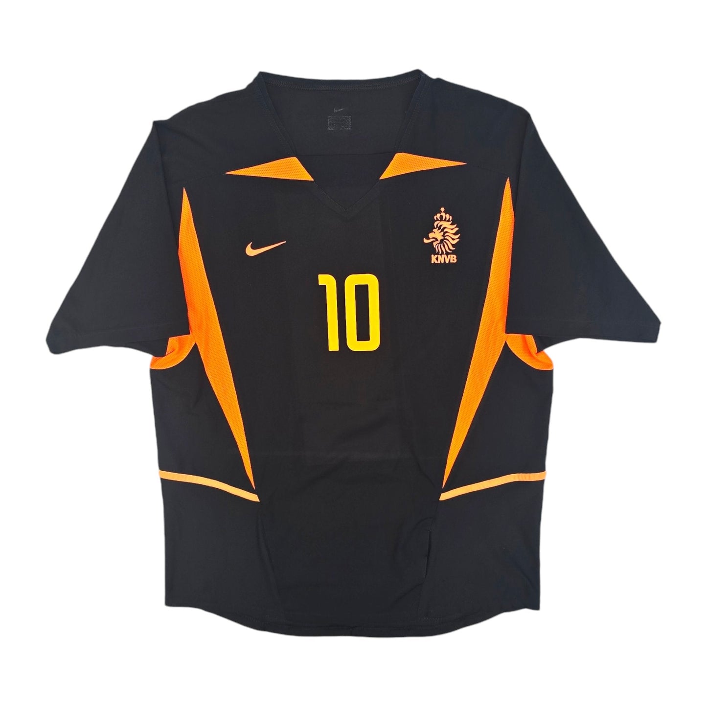 2002/04 Holland Away Football Shirt (M) Nike #10 Kluivert