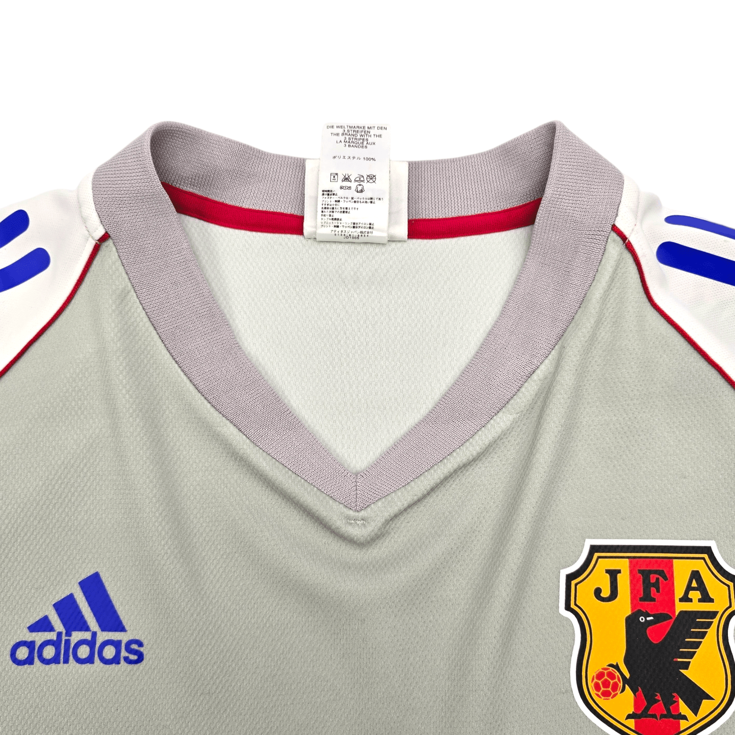 2002/04 Japan Away Football Shirt (L) Adidas #7 Nakata (WC2002)