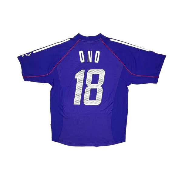 2002/04 Japan Home Football Shirt (L) Adidas #18 Ono