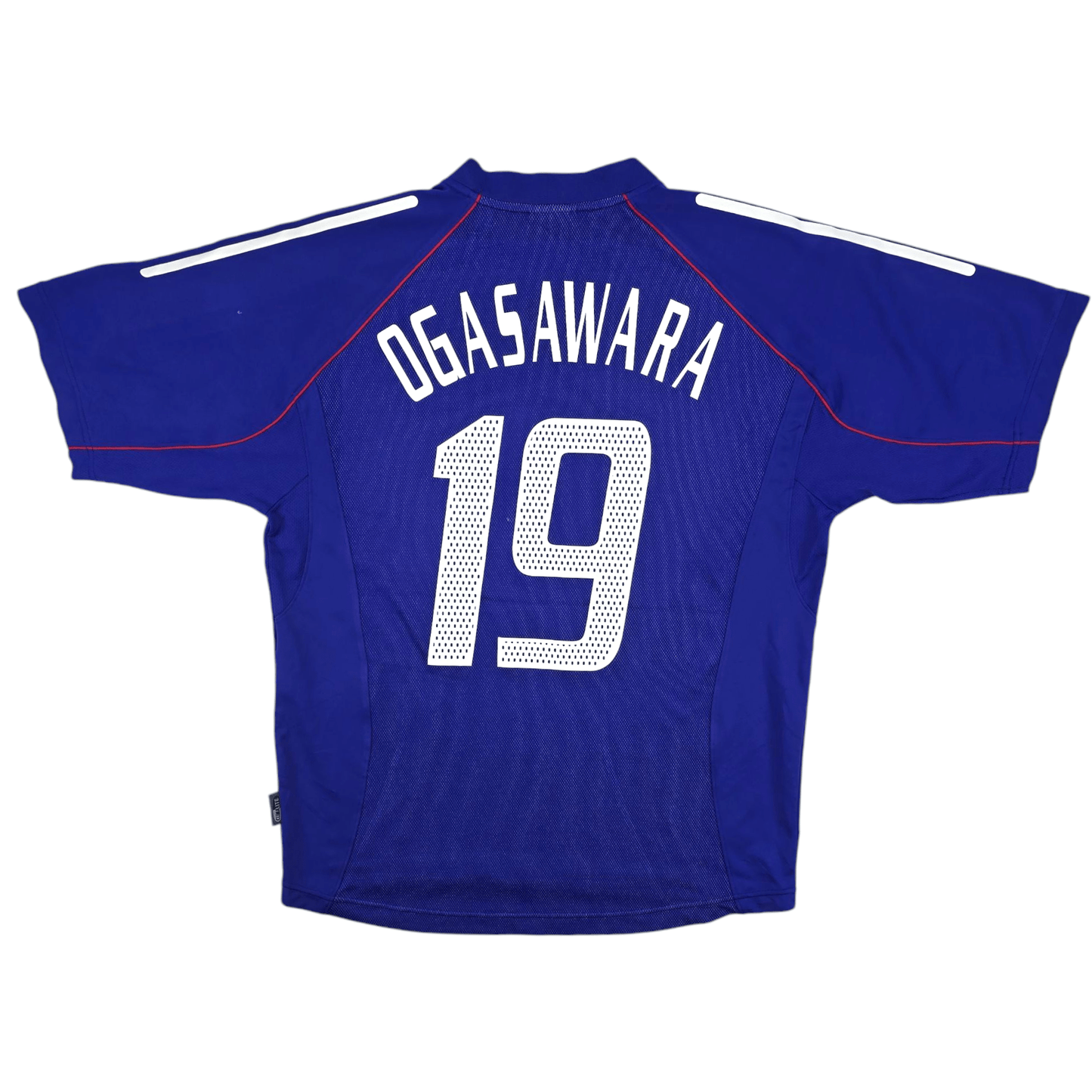 2002/04 Japan Home Football Shirt (L) Adidas #19 Ogasawara
