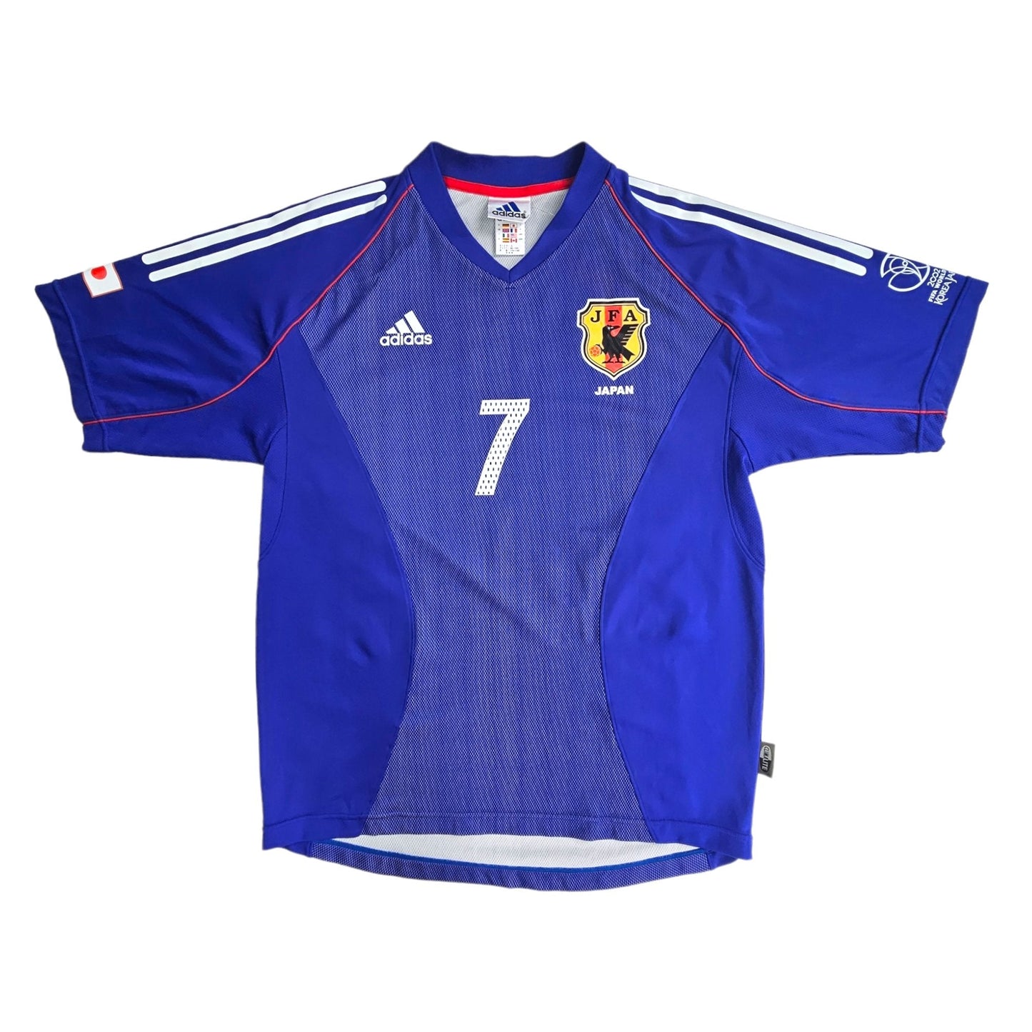 2002/04 Japan Home Football Shirt (L) Adidas #7 Nakata