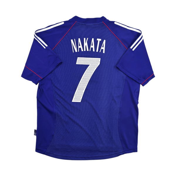 2002/04 Japan Home Football Shirt (L) Adidas #7 Nakata