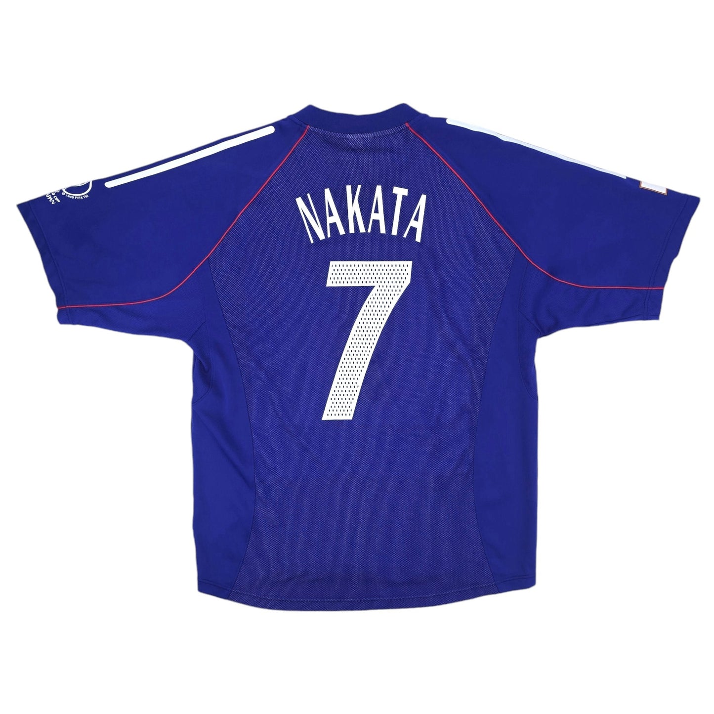 2002/04 Japan Home Football Shirt (L) Adidas #7 Nakata (WC2002)